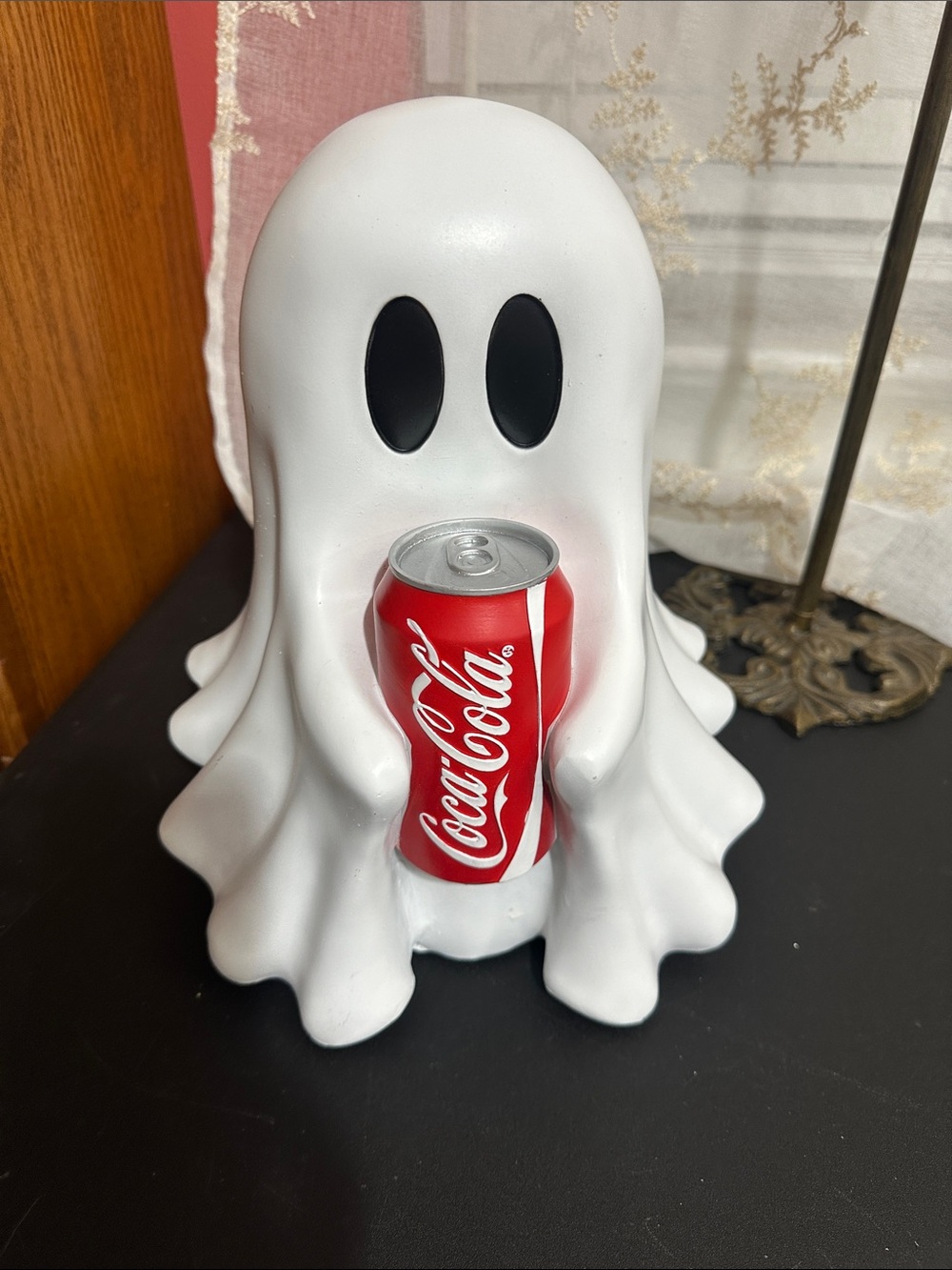 Halloween ghost with coca-cola decor